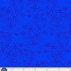 Color Crush - Doodle Flowers Blue