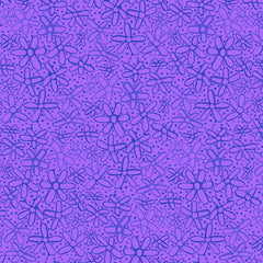 Color Crush - Doodle Flowers Lavender
