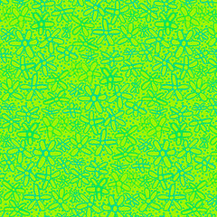 Color Crush - Doodle Flowers Lime