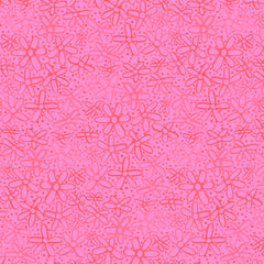 Color Crush - Doodle Flowers Pink