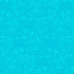 Color Crush - Doodle Flowers Turquoise