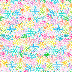 Color Crush - Doodle Flowers Multi