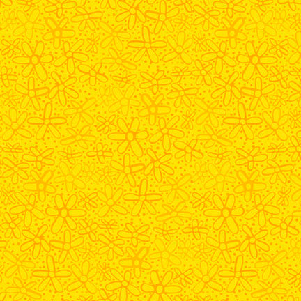 Color Crush - Doodle Flowers Sunshine