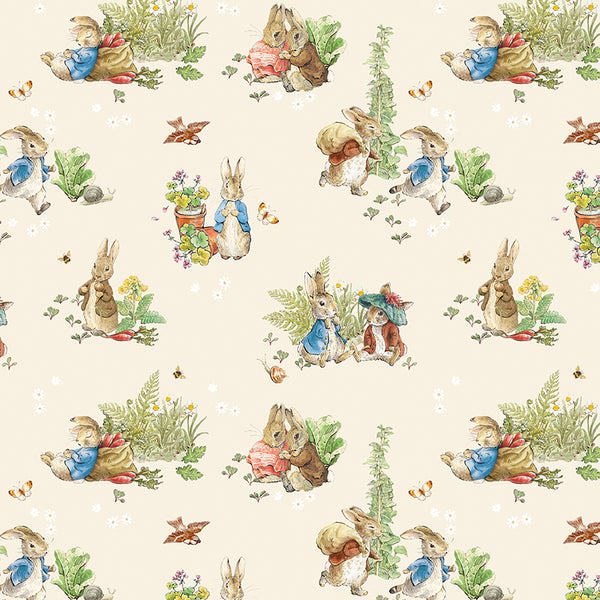 Peter Rabbit & Benjamin Bunny - Cream