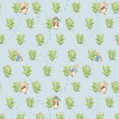 Peter Rabbit & Benjamin Bunny - Lettuce Patch Blue