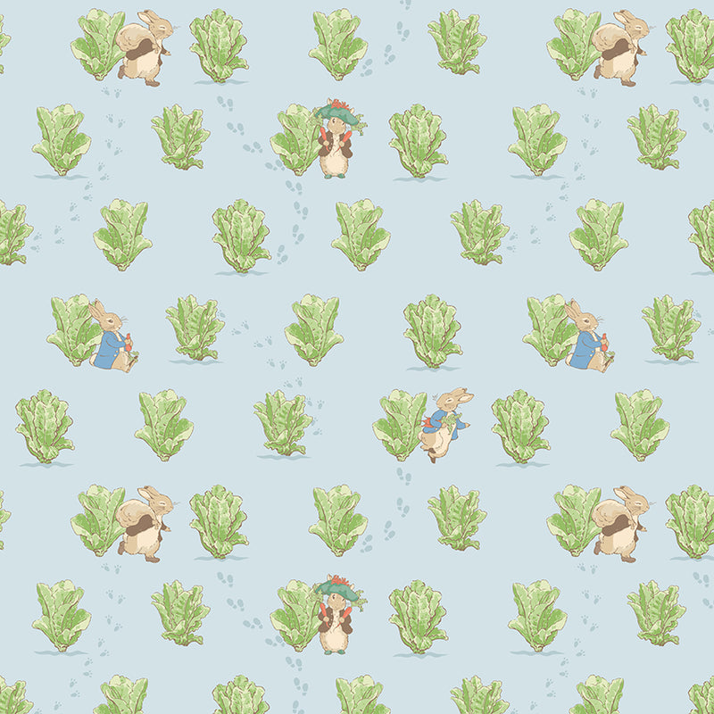 Peter Rabbit & Benjamin Bunny - Lettuce Patch Blue