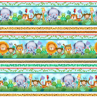 Jungle Paradise - Jungle Jubilee Stripe Multi
