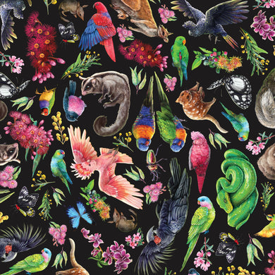 Carlie Edwards Collection - Animals on Black