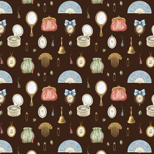 Storybook - Allover on Dark Brown - DV6026
