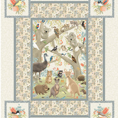 Jen Digital Art Cot Panel - Animal Scene