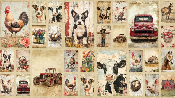 Coops Farm Vintage Panel - DV6795 (Small)