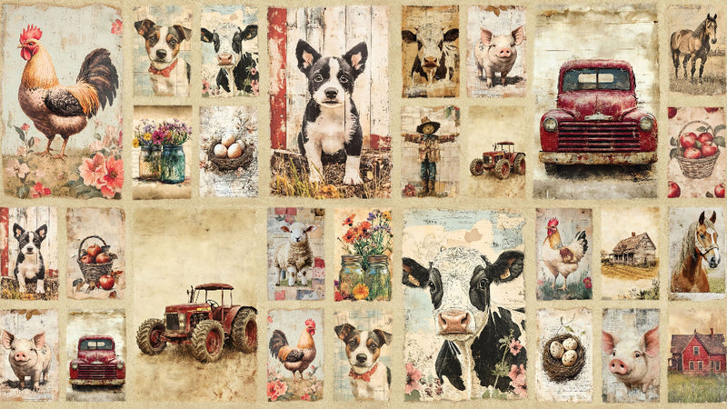 Coops Farm Vintage Panel - DV6795 (Small)