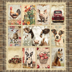 Coops Farm Vintage Full Panel - DV6797