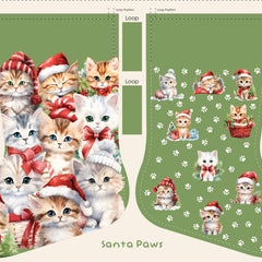 Santa Paws Kitten Stocking