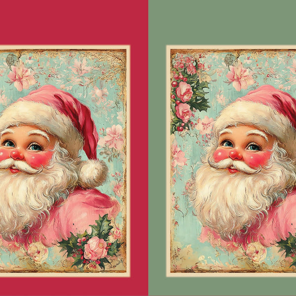 Santa's Symphony - Vintage Santa Sack