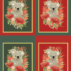 Jen Digital Christmas - Koala Panel