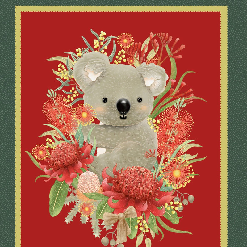 Jen Digital Christmas - Koala Panel
