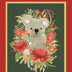 Jen Digital Christmas - Koala Panel