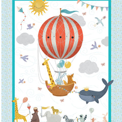 Little Adventure Balloon Cot Panel