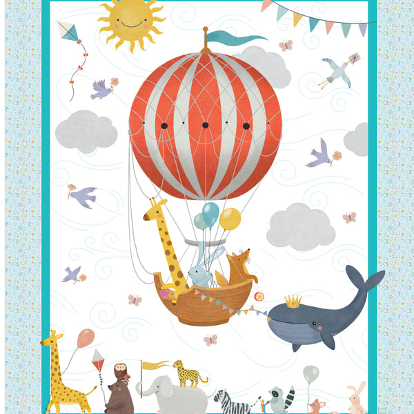 Little Adventure Balloon Cot Panel