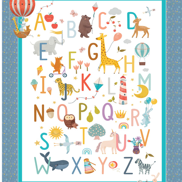 Little Adventure Alphabet Cot Panel