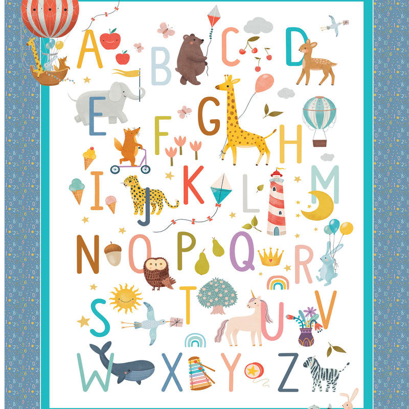 Little Adventure Alphabet Cot Panel