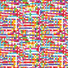 Smile Style - Bright Wobbly Check