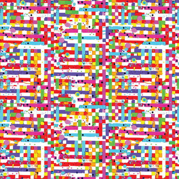 Smile Style - Bright Wobbly Check