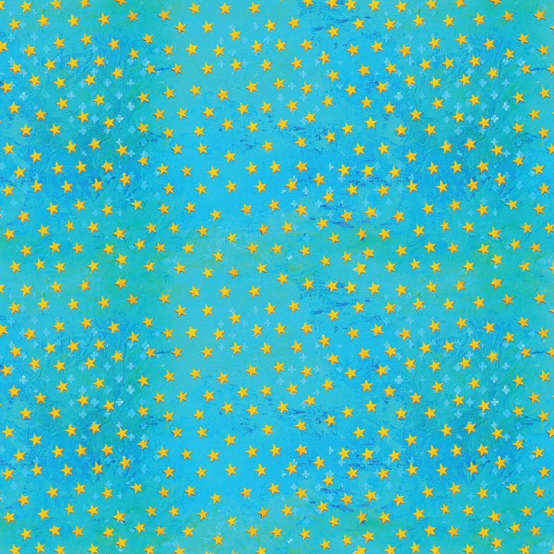 Smile Style - Teal Stars