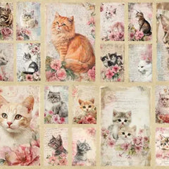 Coops Farm Cats & Kittens Panel - DV7936