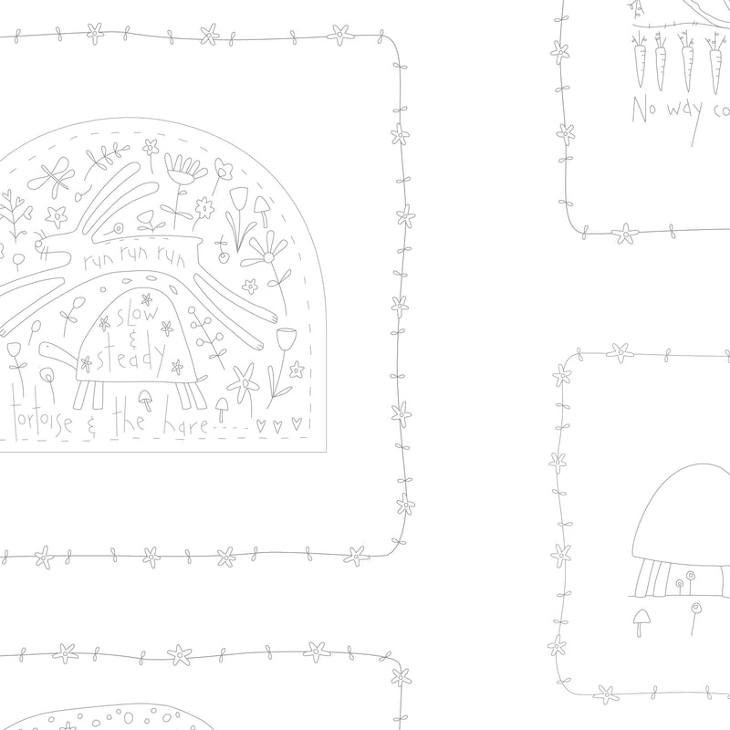 Slow & Steddy Stichery Panel - DV7441