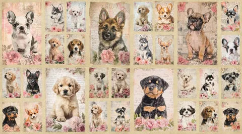 Coops Farm Puppies Panel - DV7935