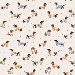 Sew Many Animals - Dachshunds - Natural - DV8002
