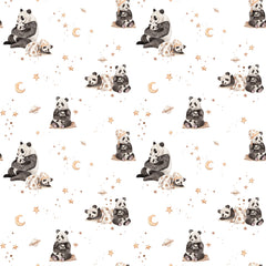 Sew Many Animals - Sleepy Pandas - White - DV8004