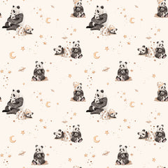 Sew Many Animals - Sleepy Pandas - Cream - DV8005
