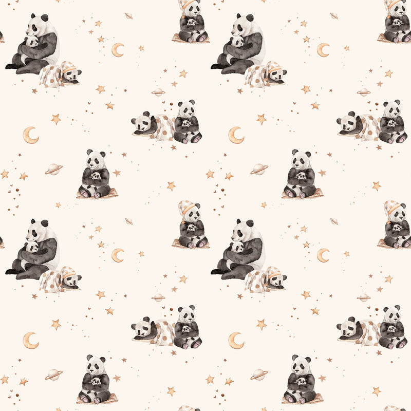 Sew Many Animals - Sleepy Pandas - Cream - DV8005