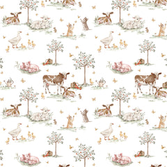 Sew Many Animals - Farmyard Friends - White - DV8007