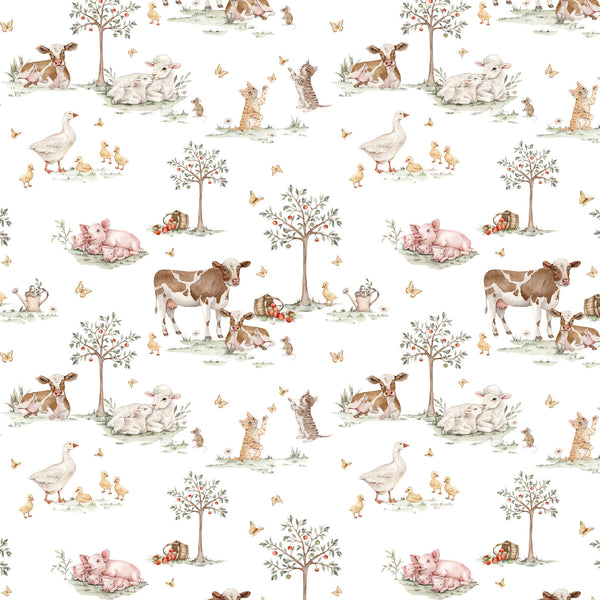 Sew Many Animals - Farmyard Friends - White - DV8007