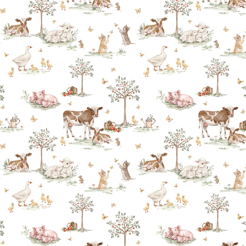 Sew Many Animals - Farmyard Friends - White - DV8007