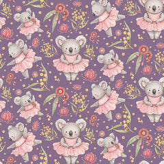 Koala Ballerina – Dancing Koalas Mauve – DV8051