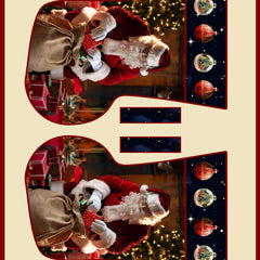Santa's Packing Stocking Panel