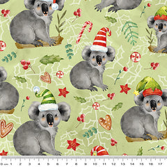 Native Wonderland - Koalas Green