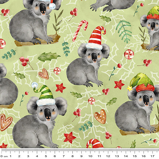 Native Wonderland - Koalas Green