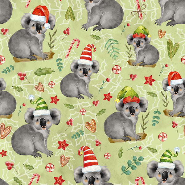 Native Wonderland - Koalas Green