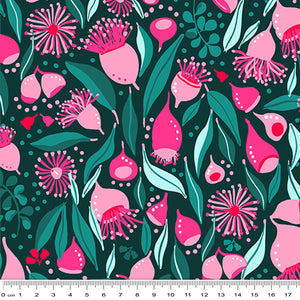 Plentiful Blooms - Gumnuts - Pink/Green