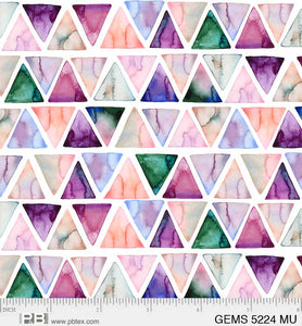 Gemstones - Pink Triangles