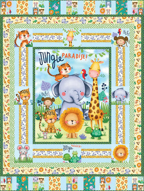 Jungle Paradise - Going on Safari Quilt Kit (fabrics only)