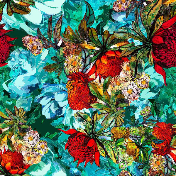 Glorious Gum Blossoms - Waratah