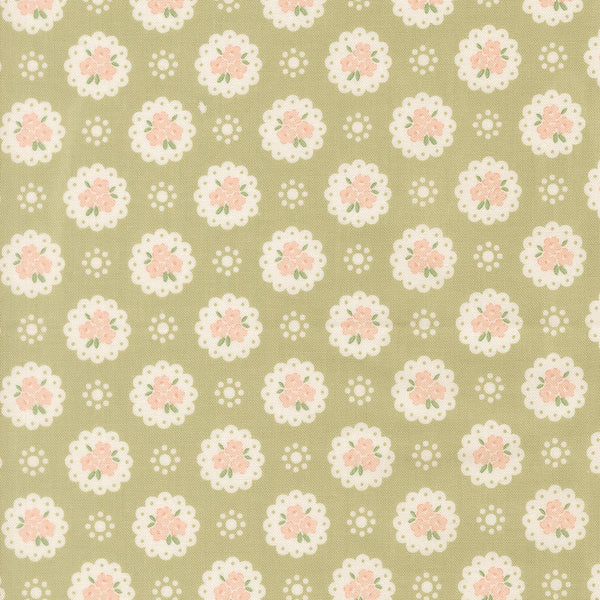 Handmade Sweetness – Doily Blooms Green
