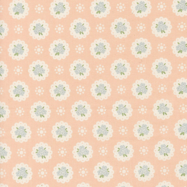 Handmade Sweetness – Doily Blooms Peach